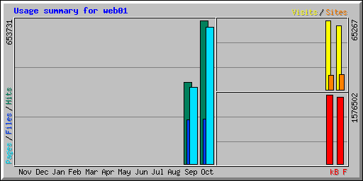 Usage summary for web01